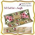 LARGE DL EASEL 3D CARD AND ENVELOPE - CHRISTMAS AMARYLLIS