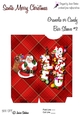 CANDY BAR SLEEVE WRAPPER - SANTA MERRY CHRISTMAS - RED CB2