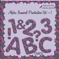 ALPHABET - NUMBERS - PUNCTUATION - SET 1