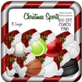 CHRISTMAS SPORTS CLIPART CLIP ART - SCRAPBOOKING PNG IMAGES