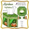 TISSUE BOX COVER - LEPRECHAUN