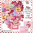 POP UP BOX CARD 3D DECOUPAGE KIT ~ BE MINE