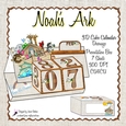 NOAH AND THE ARK - 3D CUBE PERPETUAL CALENDAR