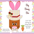 EASTER BUNNY HAT GIFT BOX - BOY BUNNY BROWN