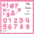 POLKA NUMBERS AND PUNCTUATION - ALPHABET LETTERS