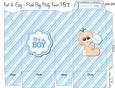 BABY BOY SHOWER GIFT PINCH BAG PB 1