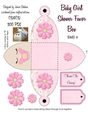 BABY GIRL SHOWER FAVOR BOX - BHB 4