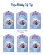 FROZEN BOOKMARKS ANNA ELSA OLAF KRISTOFF BIRTHDAY GIFT TAGS
