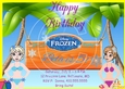 FROZEN ANNA ELSA OLAF KRISTOFF PERSONALIZED BIRTHDAY PARTY INVITES INVITATIONS