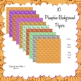 PUMPKIN PATCH SCRAPBOOK BACKGROUND KIT