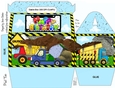 TRUCKS - LOLLIES - GABLE TOP BOX FOR BOYS BIRTHDAY