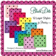 PHOTOSHOP STYLES - BLACK DOTS