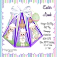 EASTER LAMB - OCTAGON FAVOR GIFT BAG