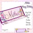 LARGE DL CARD AND ENVELOPE SET - MOM BIRTHDAY I LOVE YOU MOTHERS DAY