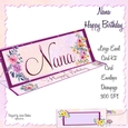 LARGE DL CARD AND ENVELOPE SET - NANA BIRTHDAY I LOVE YOU MOTHERS DAY