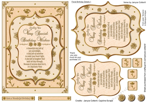 Floral Birthday Details 1