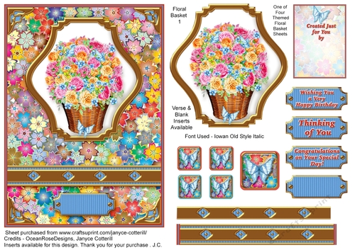 Floral Basket 1