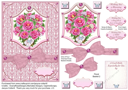 Floral Basket 2