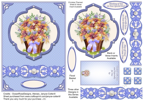 Floral Basket 3