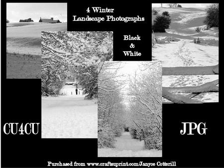 4 Winter Landscape Photographs