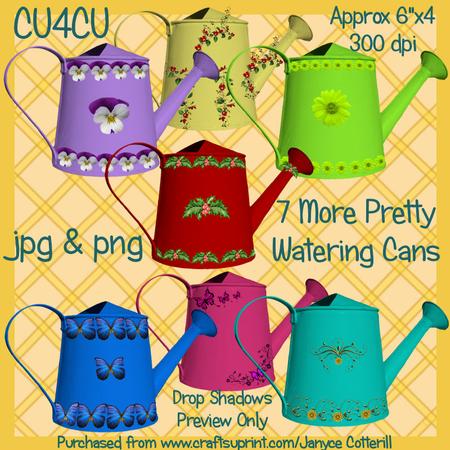 7 More Pretty Watering Cans Cu4cu