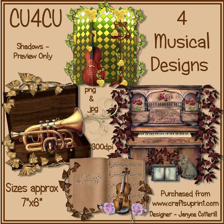 4 Musical Designs Cu4cu