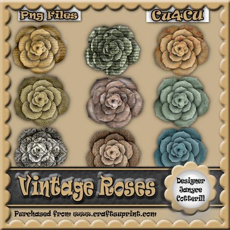 Vintage Style Roses