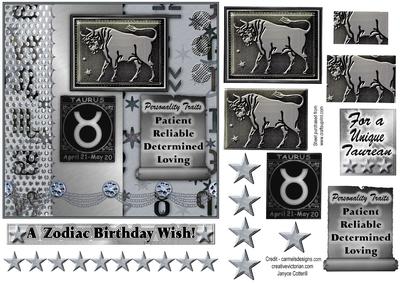 Signs of the Zodiac - Taurus - April 21 - May 20