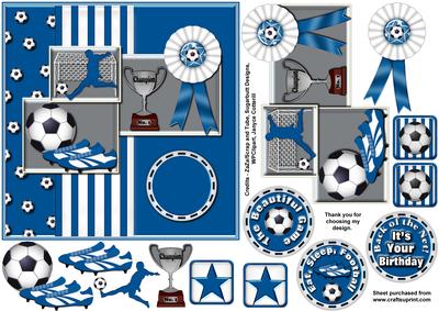 Blue 'n' White Football