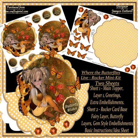 Where the Butterflies Live - Rocker Mini-kit