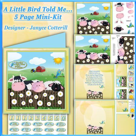A Little Bird Told Me - 5 Page Mini-kit