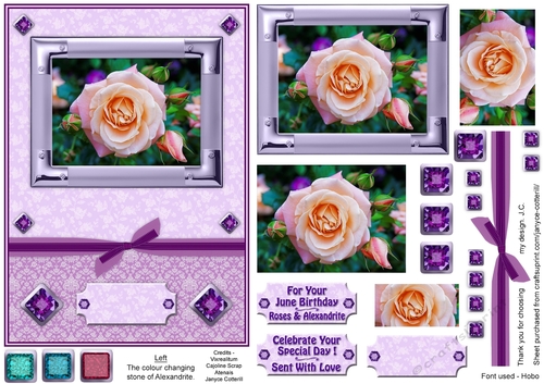 Birthstone and Birth Flower - June