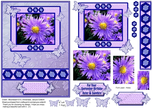 Birthstone and Birth Flower - September