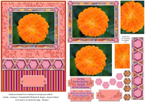Birthstone and Birth Flower - October