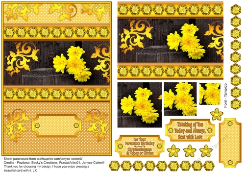 Birthstone and Birth Flower - November