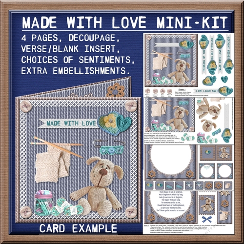 Made with Love 4 Page Mini-Kit