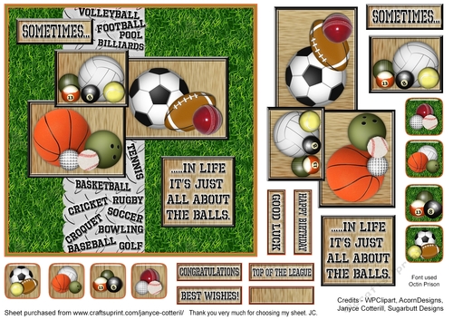 Sometimes.....Its All About The Balls