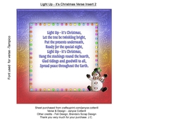 Light Up - Its Christmas! Verse Insert 2