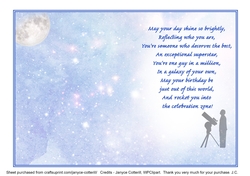 The Stargazer Verse Insert