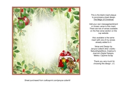 The Magic of Christmas Blank Insert