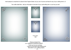General Sports Insert Plaques