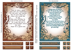 Two Verse Toppers/Inserts/Card Front