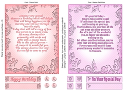 Two Verse Toppers/Inserts/Card Front