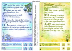 Two Verse Toppers/Inserts/Card Front 