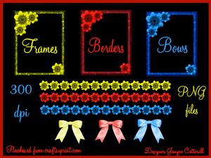 Frames, Borders, Bows! Set 1