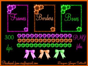 Frames, Borders, Bows! Set 2