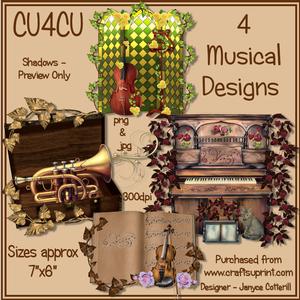 4 Musical Designs Cu4cu