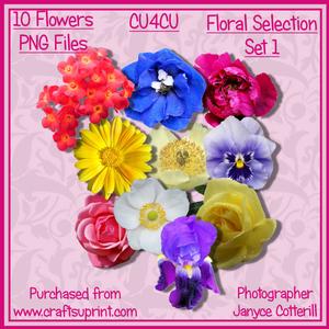 Floral Selection Set 1 Cu4cu