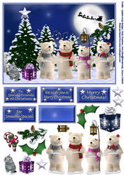 Introducing the Polar Bear Caroling Quartet!
