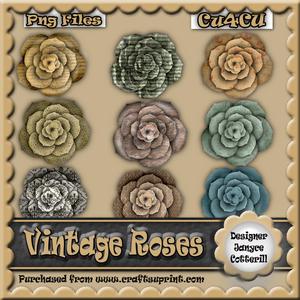 Vintage Style Roses